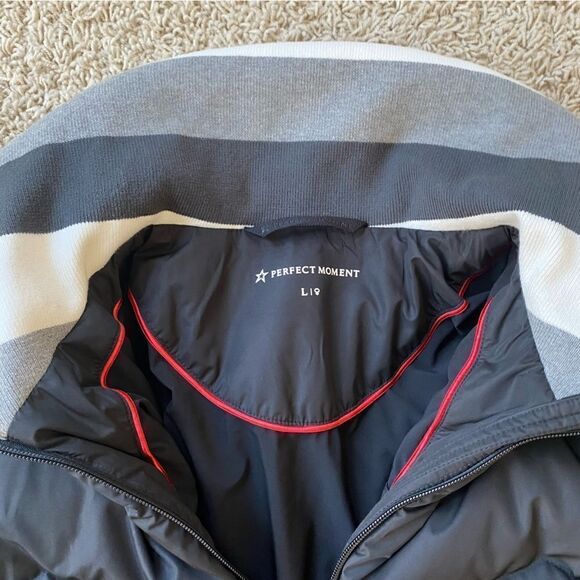 Perfect Moment Womens Ski Jacket Apres Duvet Black NEW NWT large - Picture 4 of 7